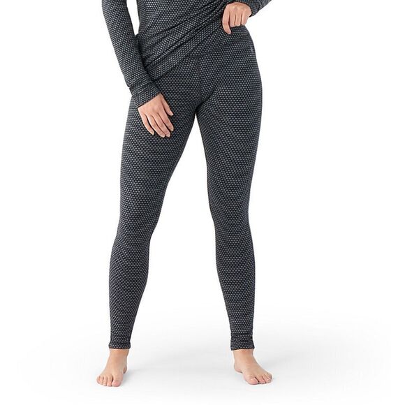 Smartwool Thermal Merino Wool Base Layer Bottoms Women's L Color Gray/Black - Picture 1 of 8